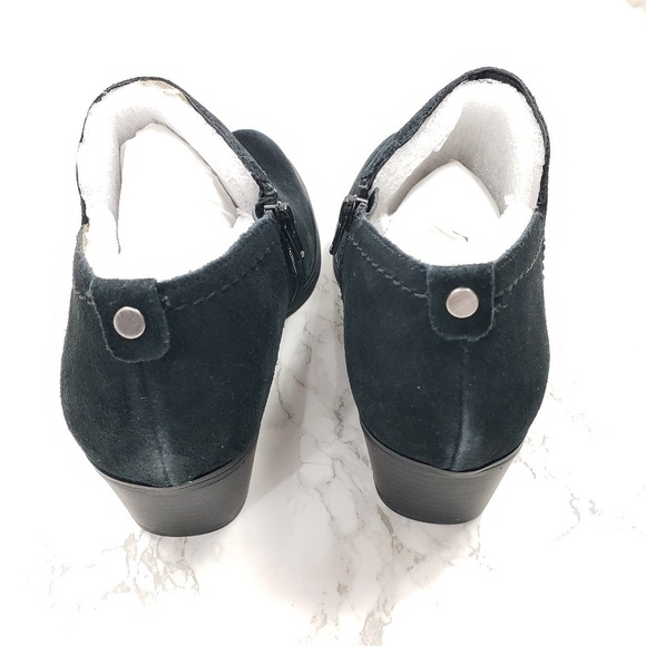 Naturalizer Zarie Black Suede Ankle Bootie - Picture 7 of 8